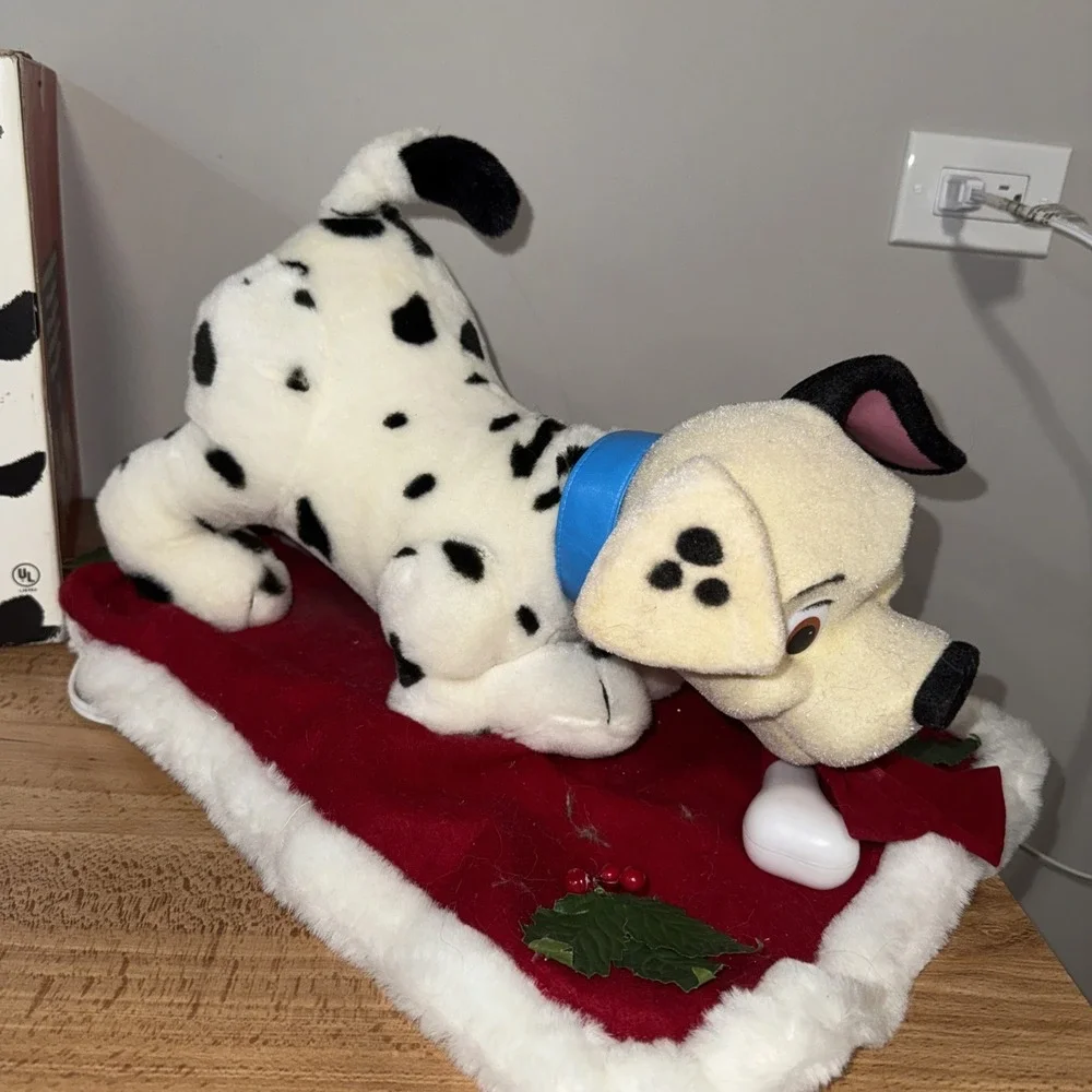 VTG 1995 Telco 101 Dalmatians Animated Christmas Disney Lights NO SOUND